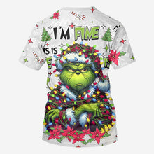 Load image into Gallery viewer, Personalized Christmas All Over Shirt Grinch Design Gift