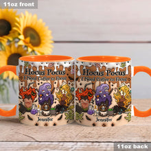 Load image into Gallery viewer, Personalized Three Witches Accent Mug for Fall Coffee Lovers