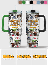 Load image into Gallery viewer, Personalized Galaxy Tumbler with Handle Gift for Kids - Custom Name