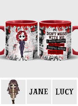 Load image into Gallery viewer, Personalized Accent Mug with Unique True Crime Design