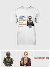 Load image into Gallery viewer, Personalized Star Wars T-shirt Hoodie Gift for Dad Legend Husband