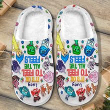 Load image into Gallery viewer, Personalized Cozy Slippers Custom Name Gift for Birthday