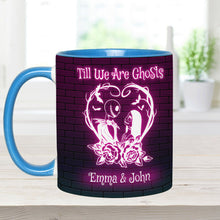 Load image into Gallery viewer, Personalized Nightmare Accent Mug for Couples - Till We Are Ghosts