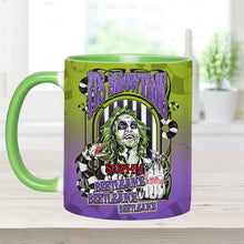 Load image into Gallery viewer, Personalized Beetlejuice Accent Mug Custom Name Halloween Gift
