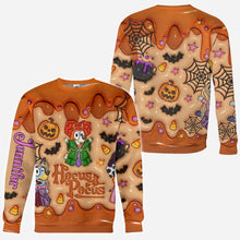 Load image into Gallery viewer, Personalized Halloween All Over Shirt Custom Name for Kids