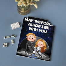 Load image into Gallery viewer, Personalized One-Sided Building Blocks Custom Name Gift for Star Wars Fans