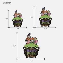 Load image into Gallery viewer, Personalized Hocus Pocus Wood Sign Custom Family Name Gift