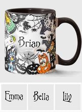 Load image into Gallery viewer, Personalized Halloween Accent Mug with Custom Name Gift