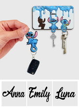Load image into Gallery viewer, Personalized Ohana Key Holder Custom Name Gift for Home