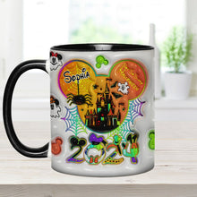 Load image into Gallery viewer, Personalized Halloween Mouse Accent Mug with Custom Name for Kids