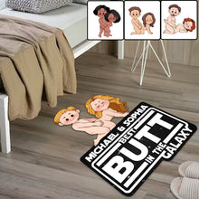 Load image into Gallery viewer, Personalized Best Butt In The Galaxy Shaped Doormat Gift