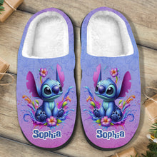Load image into Gallery viewer, Personalized Cozy Slippers with Custom Name for Kids