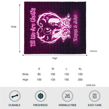 Load image into Gallery viewer, Personalized Nightmare Blanket Custom Couples Gift for Halloween