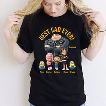 Load image into Gallery viewer, Personalized Best Dad Ever T-shirt & Hoodie Gift for Father's Day