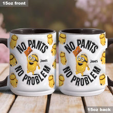 Load image into Gallery viewer, Personalized Minion Mug Custom Name No Pants No Problem Gift