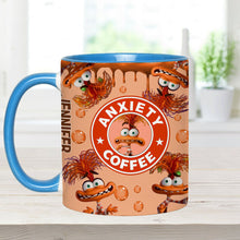 Load image into Gallery viewer, Personalized Accent Mug Custom Name Anxiety Coffee Gift