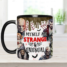 Load image into Gallery viewer, Personalized Horror-Themed Accent Mug Custom Name Gift