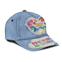 Load image into Gallery viewer, Personalized Denim Classic Cap Custom Name Gift for Kids