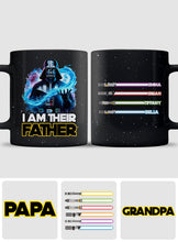 Load image into Gallery viewer, Personalized Star Wars Mug Custom Names Gift for Dad