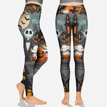 Load image into Gallery viewer, Personalized Halloween Hoodie & Leggings Set for Women | Custom Name Gift