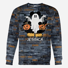 Load image into Gallery viewer, Funny Personalized Ghost Mouse All Over Shirt for Kids & Adults