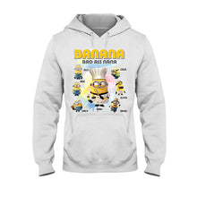 Load image into Gallery viewer, Personalized Banana Nana T-shirt Custom Gift for Grandma
