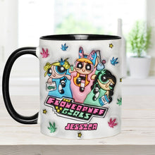 Load image into Gallery viewer, Personalized Weed Accent Mug Custom Name Gift for Her