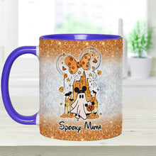 Load image into Gallery viewer, Personalized Spooky Mama Halloween Accent Mug Gift for Mom