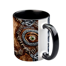 Load image into Gallery viewer, Personalized Three Witches Accent Mug Custom Name Gift for Halloween