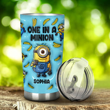 Load image into Gallery viewer, Personalized Minion Tumbler Custom Name Gift for Kids