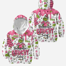 Load image into Gallery viewer, Personalized Grinchy Hoodie and Leggings Set for Christmas Gift