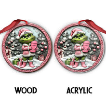 Load image into Gallery viewer, Personalized Grinch Christmas Ornament Custom Name Gift