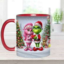 Load image into Gallery viewer, Personalized Merry Grinchmas Accent Mug Custom Name Gift for Christmas