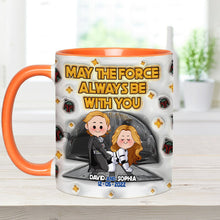 Load image into Gallery viewer, Personalized Star Wars Accent Mug Custom Name Gift for Fans