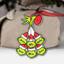 Load image into Gallery viewer, Personalized Mama Grinch Christmas Ornament Custom Name Gift