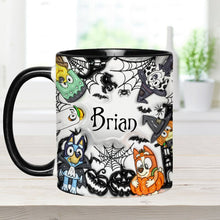 Load image into Gallery viewer, Personalized Halloween Accent Mug with Custom Name Gift