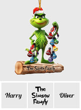 Load image into Gallery viewer, Personalized Christmas Family Ornament Custom Name Gift