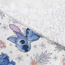 Load image into Gallery viewer, Personalized Stitch Blanket Hoodie Gift for Kids & Teens