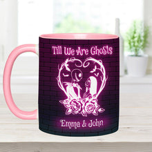 Load image into Gallery viewer, Personalized Nightmare Accent Mug for Couples - Till We Are Ghosts