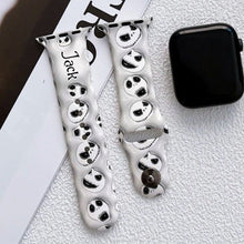 Load image into Gallery viewer, Personalized Nightmare Before Coffee Apple Watch Band for Fans