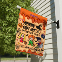 Load image into Gallery viewer, Personalized Witches Garden Flag Halloween Decoration Custom Name