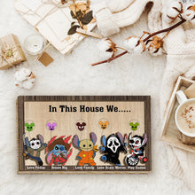 Load image into Gallery viewer, Personalized 2 Layered Wood Sign Custom Ohana Home Decor Gift