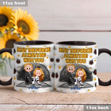 Load image into Gallery viewer, Personalized Star Wars Accent Mug Custom Name Gift for Fans