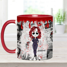 Load image into Gallery viewer, Personalized Accent Mug with Unique True Crime Design