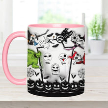 Load image into Gallery viewer, Personalized Nightmare Accent Mug Custom Name Gift for Mom or Dad