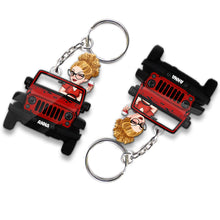 Load image into Gallery viewer, Personalized Acrylic Car Keychain Custom Name Gift for Her