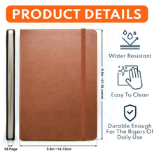 Load image into Gallery viewer, Personalized Leather Journal Handbook for the Recently Deceased Gift Idea