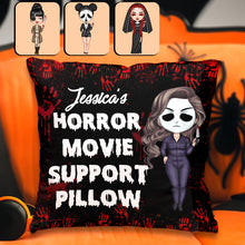 Load image into Gallery viewer, Personalized Horror Movie Support Pillow Custom Name Gift