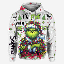 Load image into Gallery viewer, Personalized Christmas All Over Shirt Grinch Design Gift