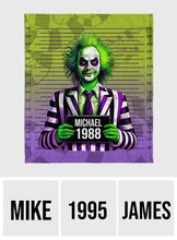 Load image into Gallery viewer, Funny Personalized Blanket with Mugshot Design for All Occasions